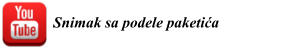 Snimak sa podele paketića